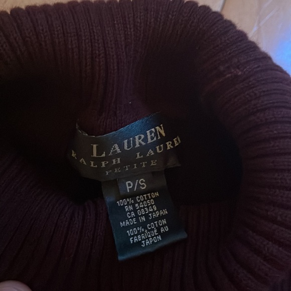 Polo Ralph Lauren petite size small turtleneck - Picture 2 of 3